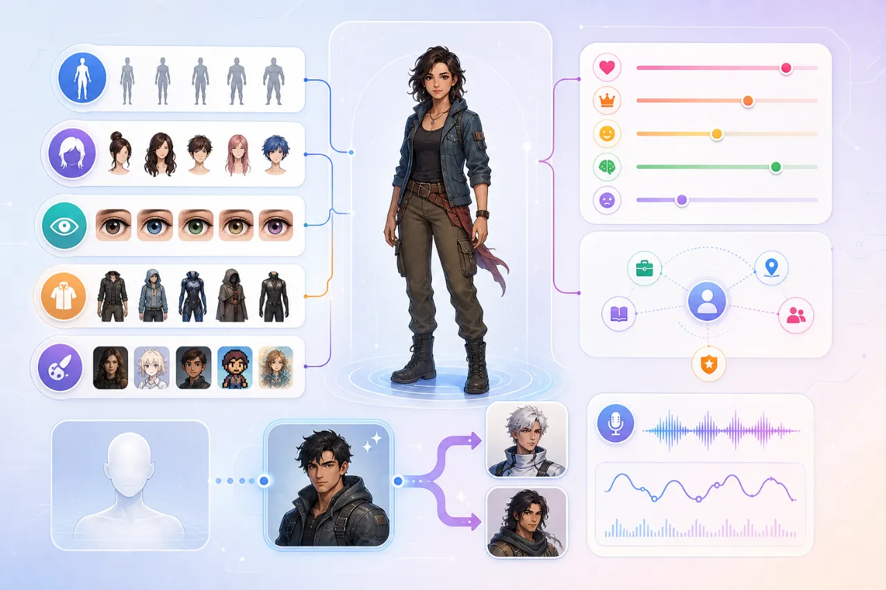 Character Customization and Persona Builder