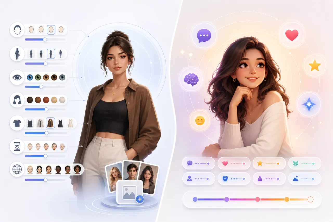 How deeply can you customize appearance and personality?