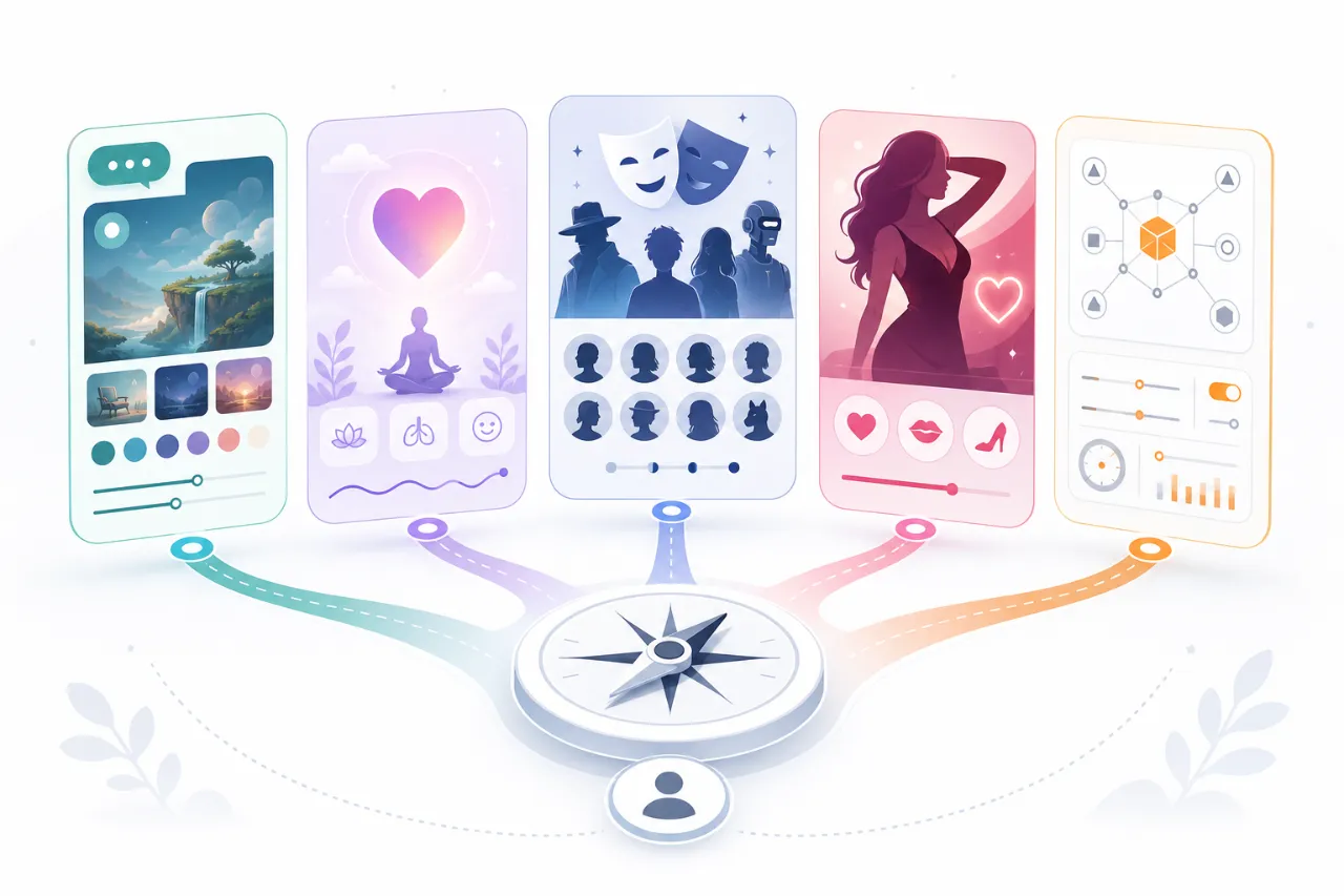 Joi.com vs. Replika, Character.AI, Candy.AI, and Kindroid