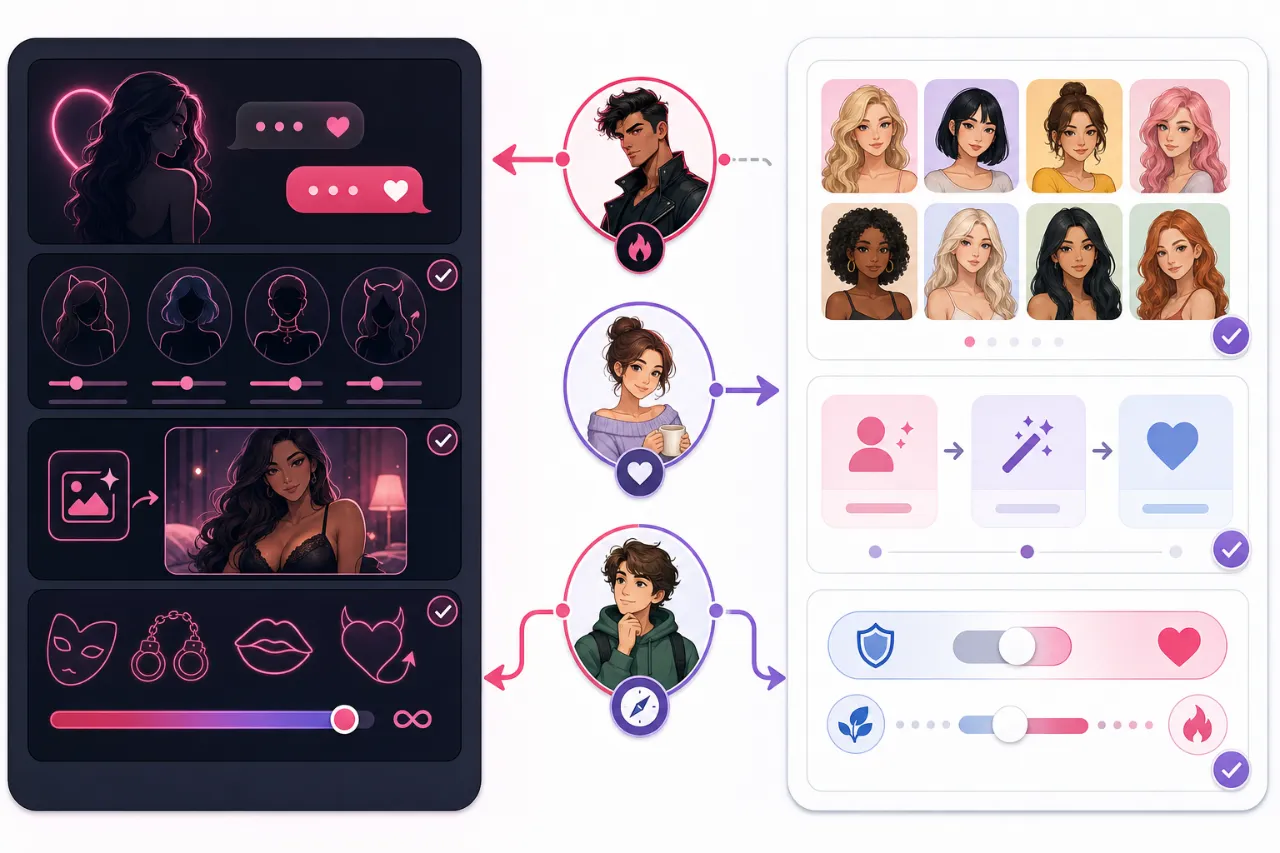 Quick recommendation by user type