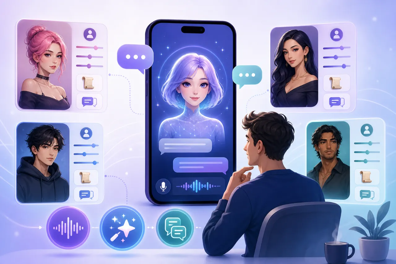 What is Joi.com and how does the AI companion platform work?